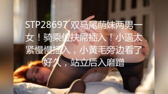 STP28697 双马尾萌妹两男一女！骑乘位扶屌插入！小逼太紧慢慢插入，小黄毛旁边看了好久，站立后入磨蹭